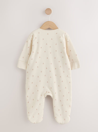Dsiney Kidz - Ecru Cherry 2.5 TOG Wadded Baby Sleepsuit image 2