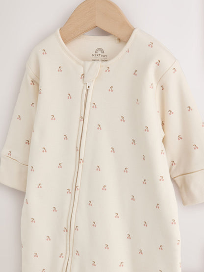 Dsiney Kidz - Ecru Cherry 2.5 TOG Wadded Baby Sleepsuit image 3
