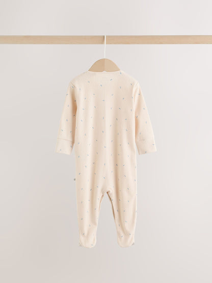 Neutral Milk Club Baby Sleepsuit, Bodysuit, Beanie and Bib Set 4 Piece (0-12mths) image 4