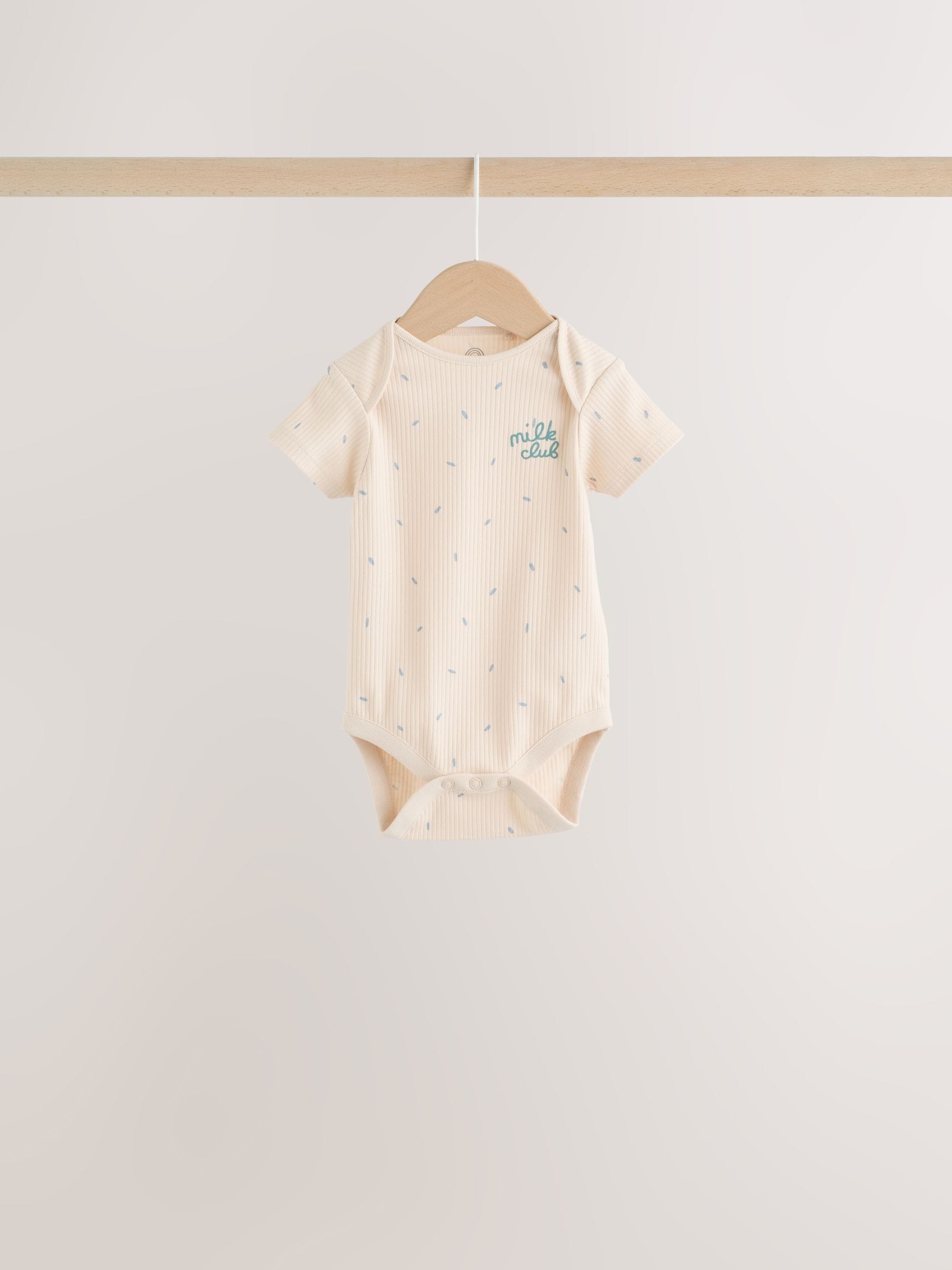 Neutral Milk Club Baby Sleepsuit, Bodysuit, Beanie and Bib Set 4 Piece (0-12mths) image 5