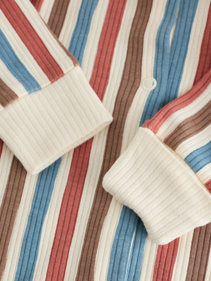 Blue/Red Patterned Baby Sleepsuits 5 Pack (0mths-3yrs) - image 11