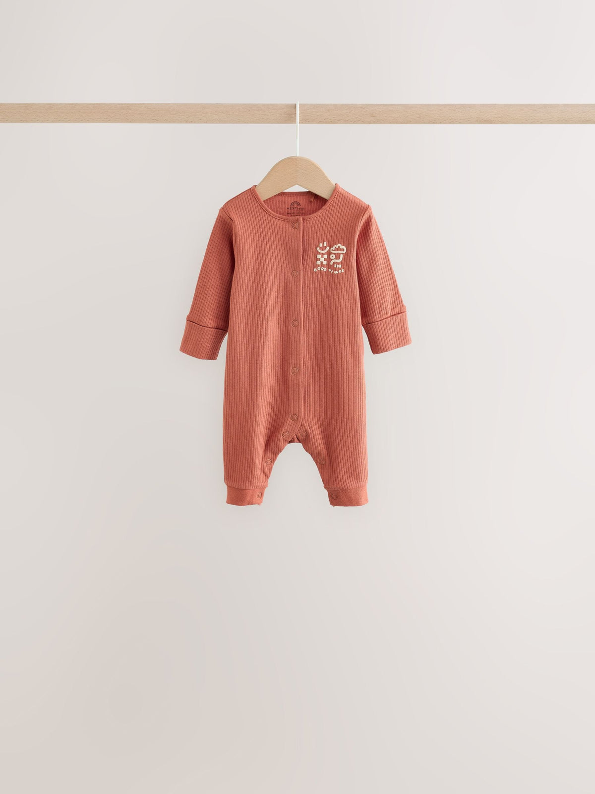 Blue/Red Patterned Baby Sleepsuits 5 Pack (0mths-3yrs) - image 5