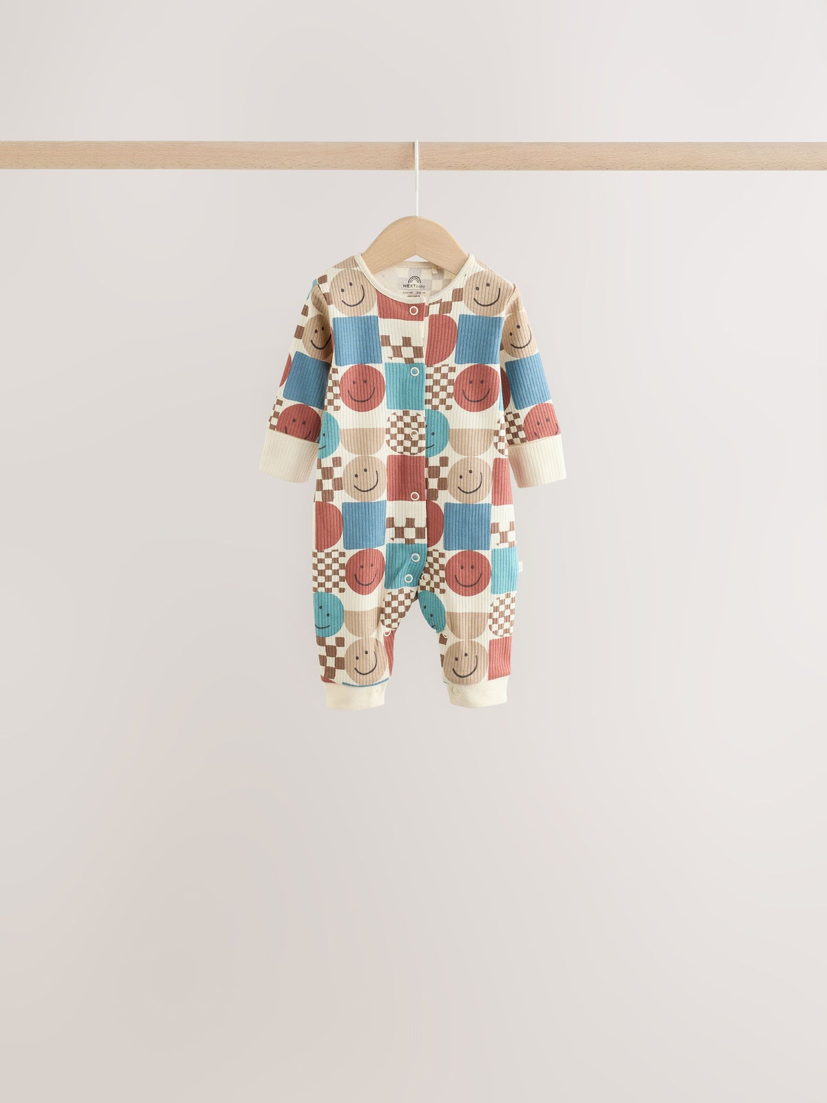 Blue/Red Patterned Baby Sleepsuits 5 Pack (0mths-3yrs) - image 7
