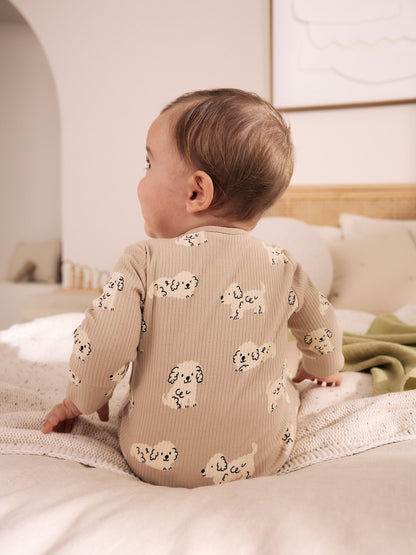 Grey Dog Baby Sleepsuits 4 Pack (0mths-2yrs) - image 3