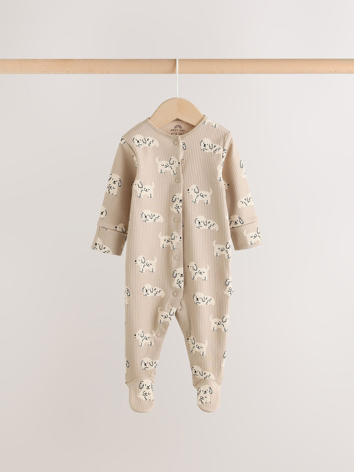 Grey Dog Baby Sleepsuits 4 Pack (0mths-2yrs) - image 9
