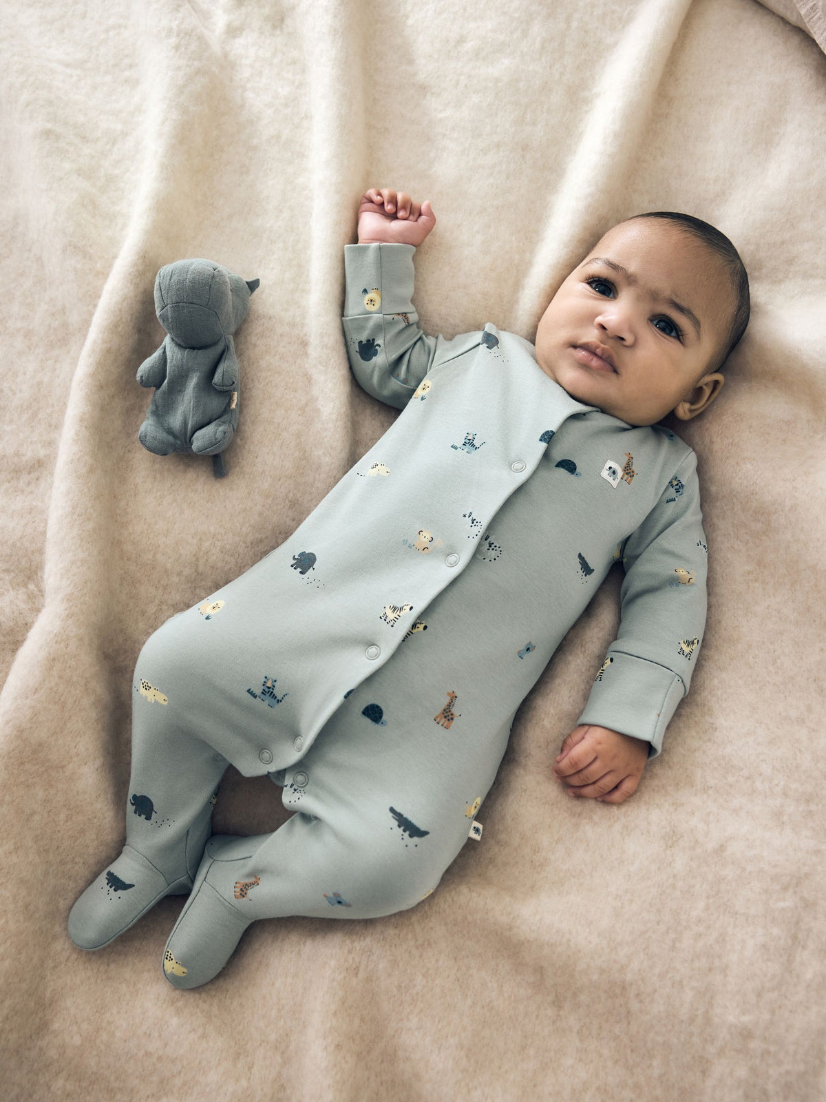 Blue Character Baby Sleepuits 5 Pack (0-2yrs) image 2
