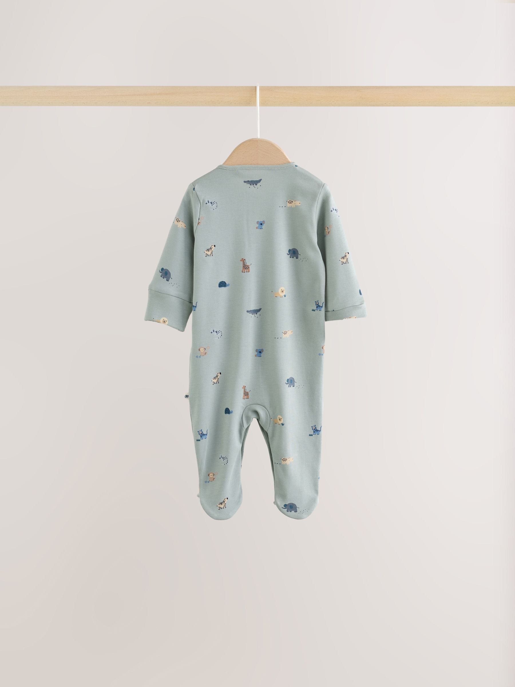 Blue Character Baby Sleepuits 5 Pack (0-2yrs) image 9