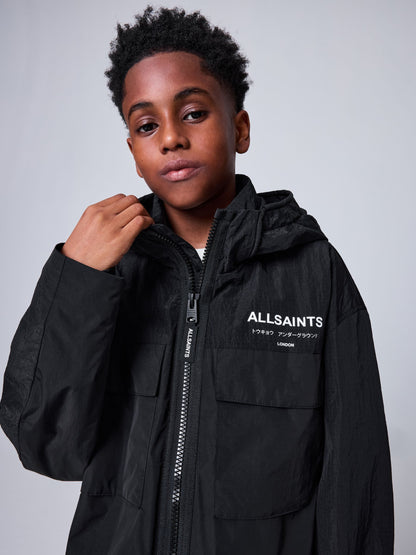 Dsiney Kidz - smALLSAINTS Black Underground Light Weight Jacket image 4