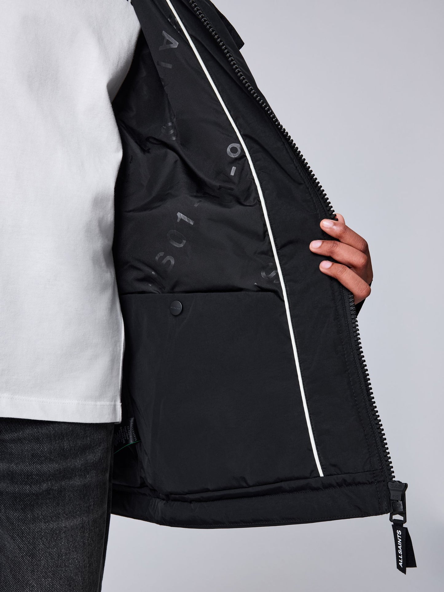 Dsiney Kidz - smALLSAINTS Black Underground Light Weight Jacket image 9