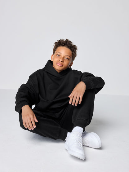 Dsiney Kidz - Clarks Black Oversized Hoodie & Joggers Set image 4
