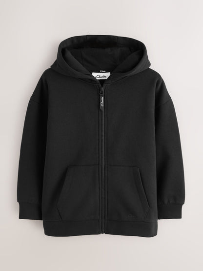 Dsiney Kidz - Clarks Black Zip Through Sweat Hoodies 2 Pack image 2