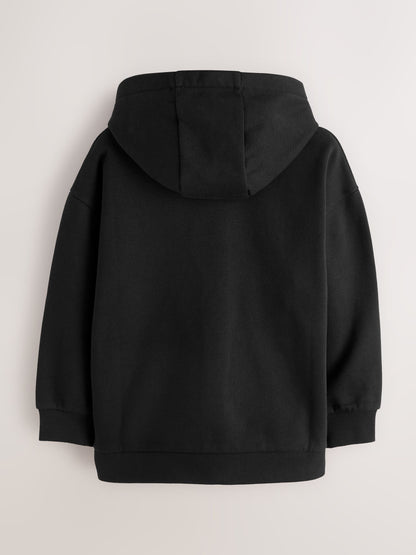 Dsiney Kidz - Clarks Black Zip Through Sweat Hoodies 2 Pack image 3