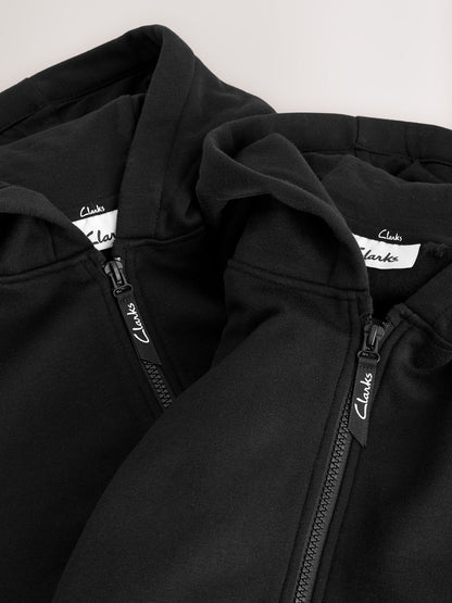 Dsiney Kidz - Clarks Black Zip Through Sweat Hoodies 2 Pack image 5