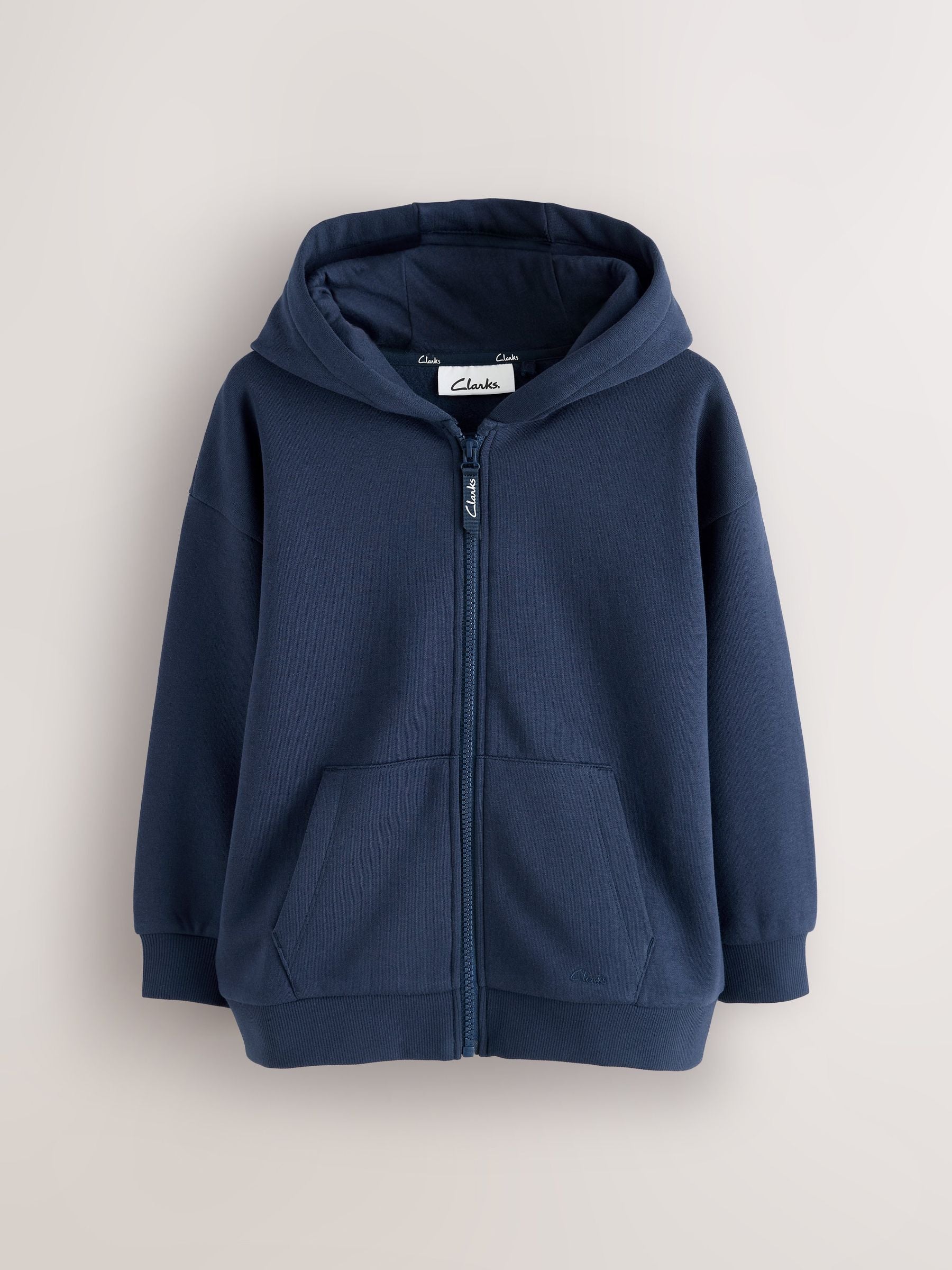 Dsiney Kidz - Clarks Navy Zip Through Sweat Hoodies 2 Pack image 2