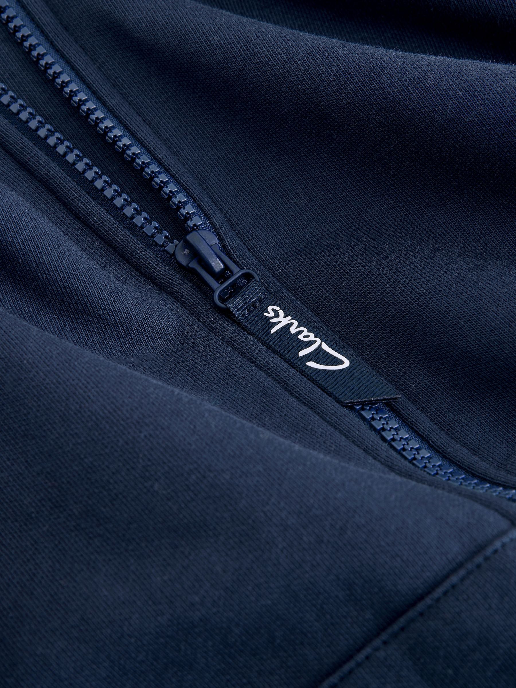 Dsiney Kidz - Clarks Navy Zip Through Sweat Hoodies 2 Pack image 4