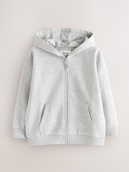 Dsiney Kidz - Clarks Grey Zip Through Sweat Hoodies 2 Pack image 2