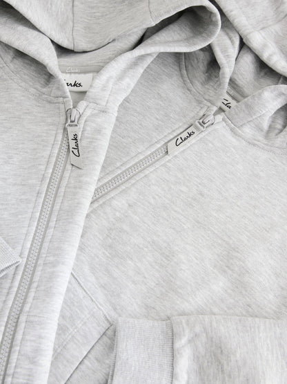 Dsiney Kidz - Clarks Grey Zip Through Sweat Hoodies 2 Pack image 6