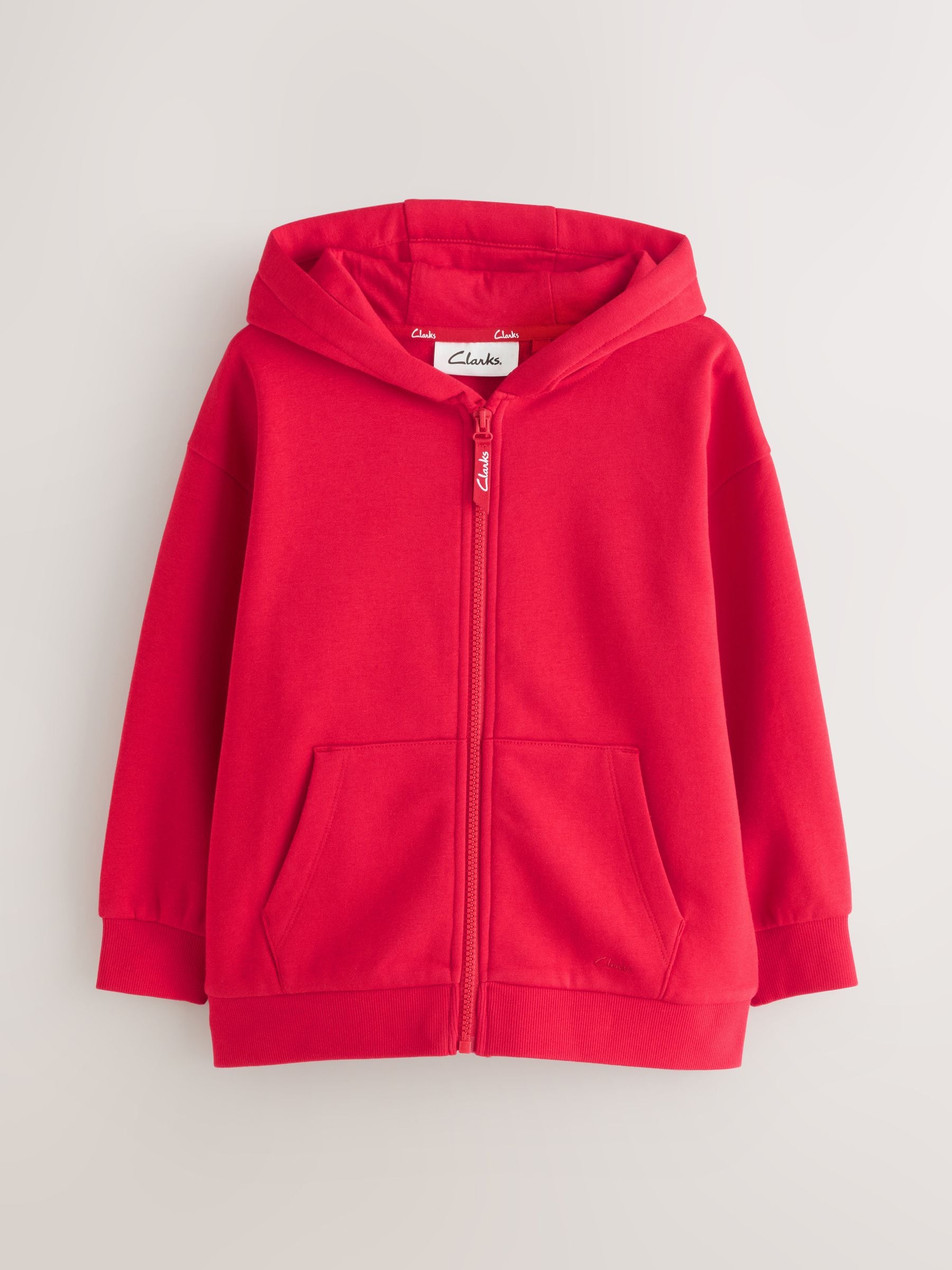 Dsiney Kidz - Clarks Red Zip Through Sweat Hoodies 2 Pack image 2