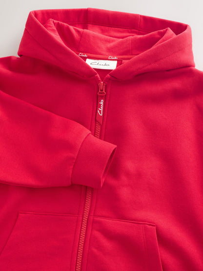 Dsiney Kidz - Clarks Red Zip Through Sweat Hoodies 2 Pack image 4