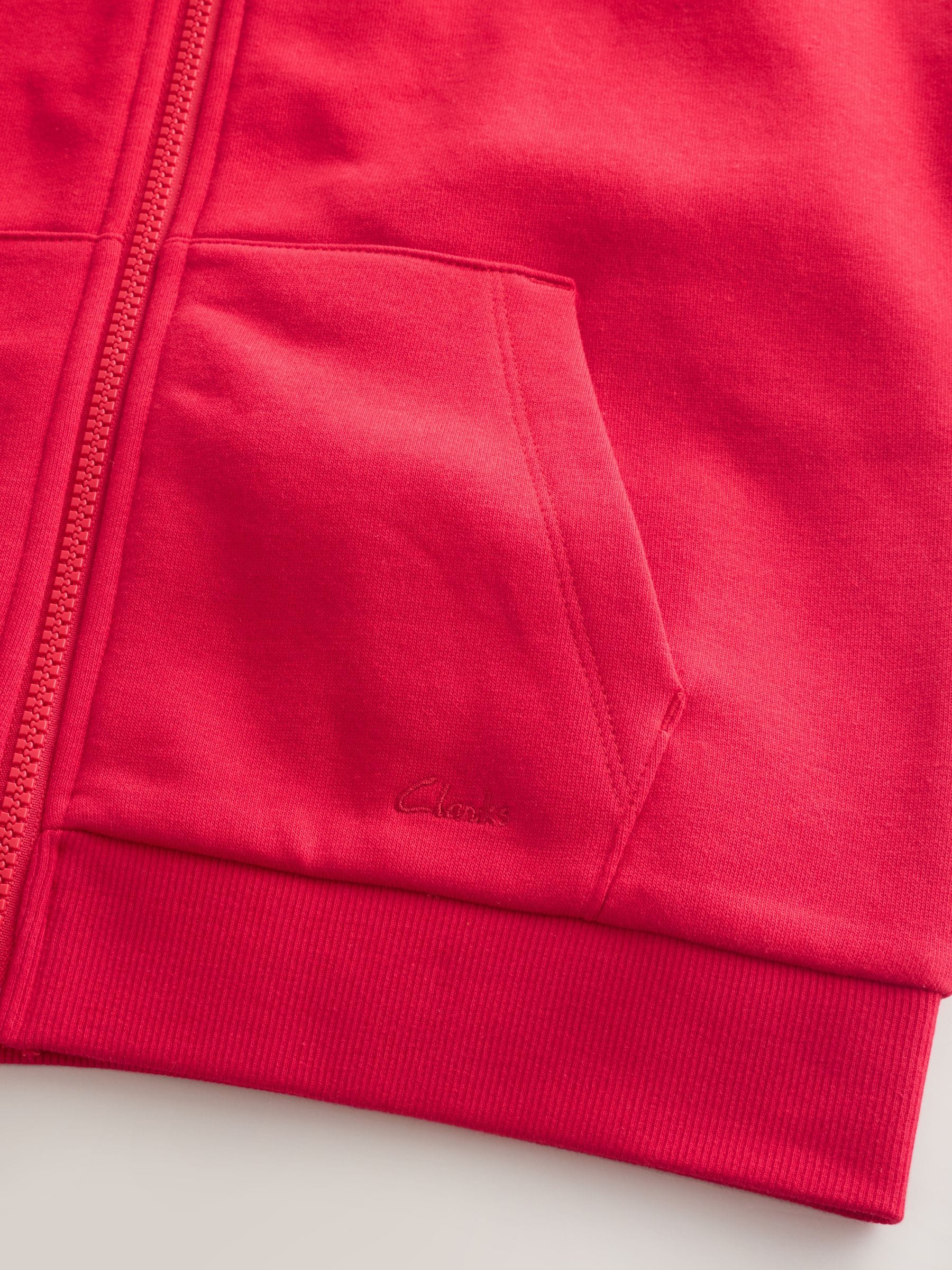 Dsiney Kidz - Clarks Red Zip Through Sweat Hoodies 2 Pack image 5