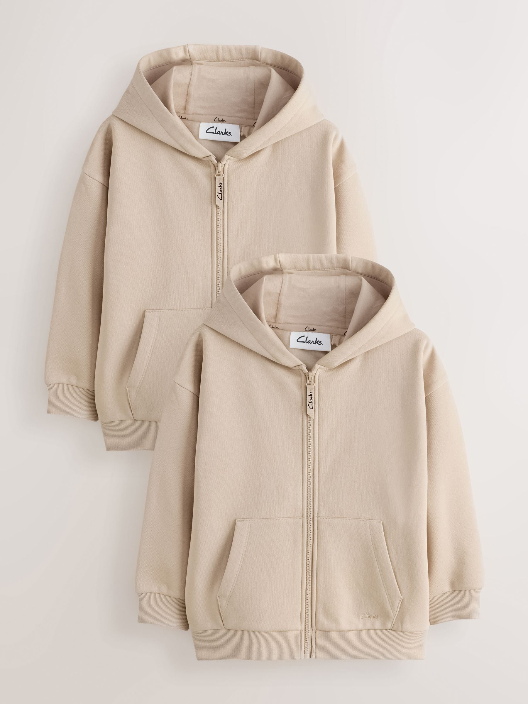Dsiney Kidz - Clarks Stone Zip Through Sweat Hoodies 2 Pack image 1