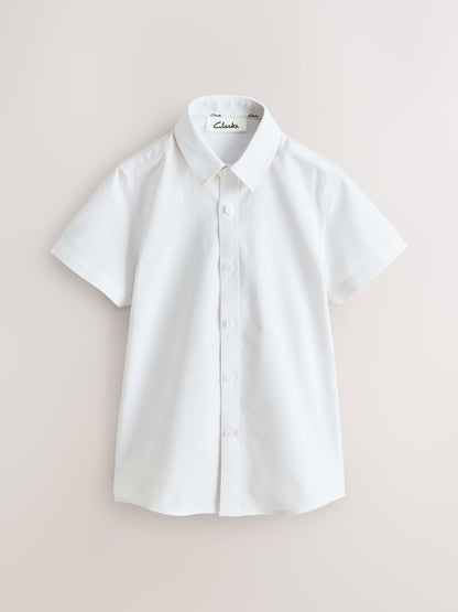 Dsiney Kidz - Clarks White Short Sleeve Oxford Shirt image 6