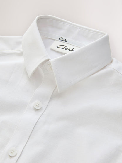 Dsiney Kidz - Clarks White Short Sleeve Oxford Shirt image 8