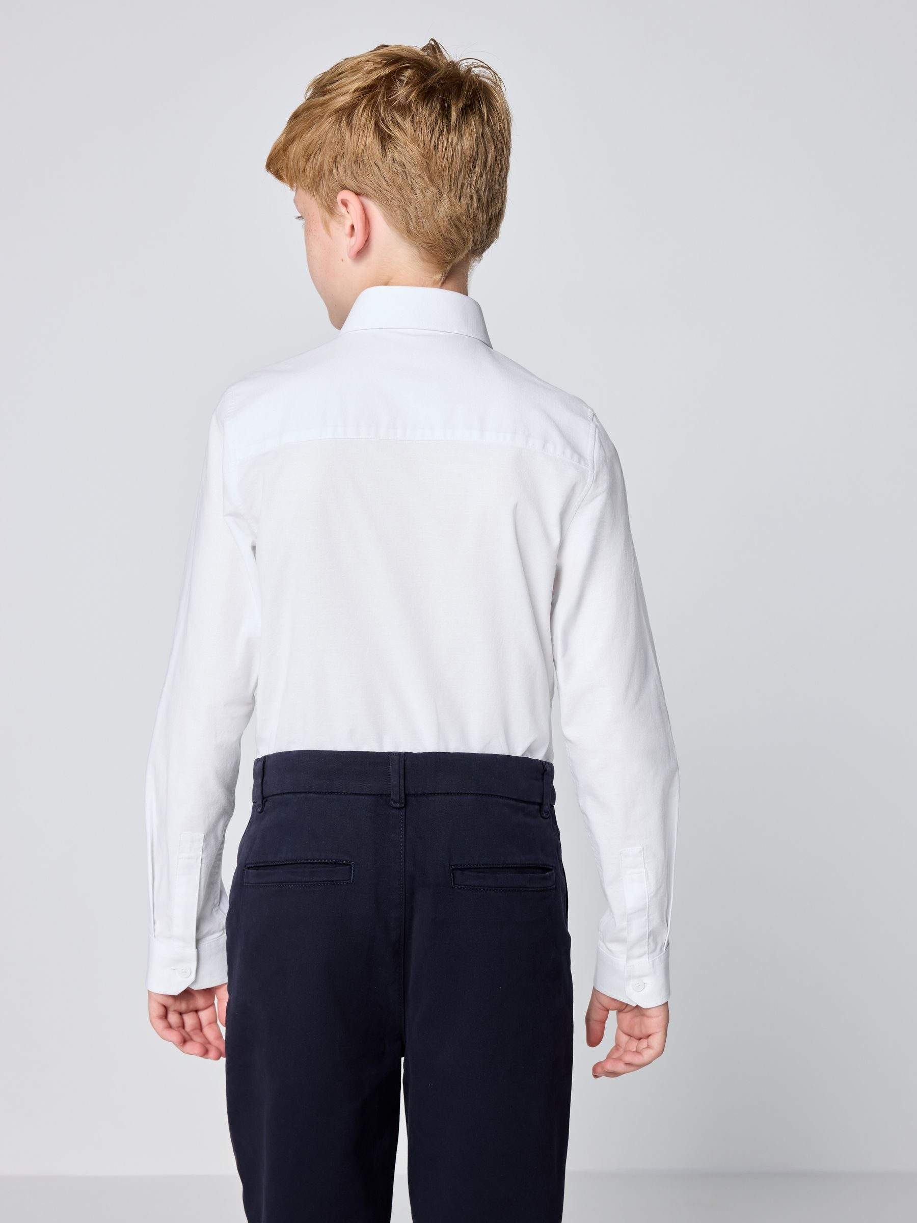 Dsiney Kidz - Clarks White Long Sleeve Oxford Shirt image 3