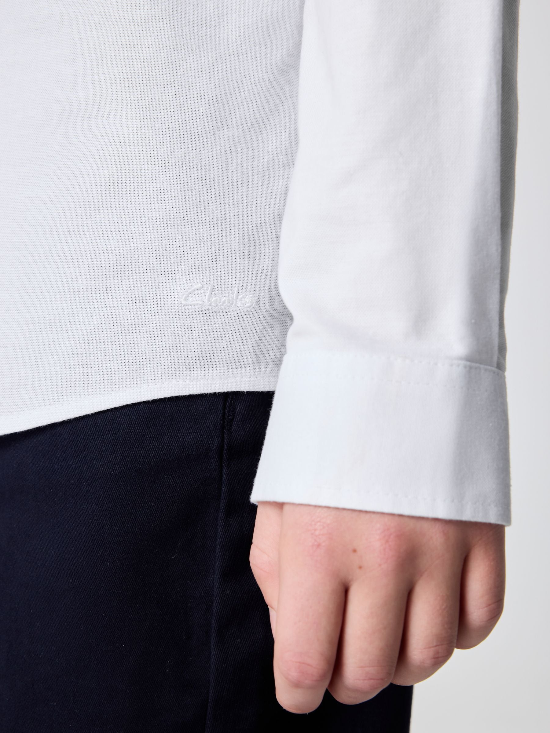 Dsiney Kidz - Clarks White Long Sleeve Oxford Shirt image 7