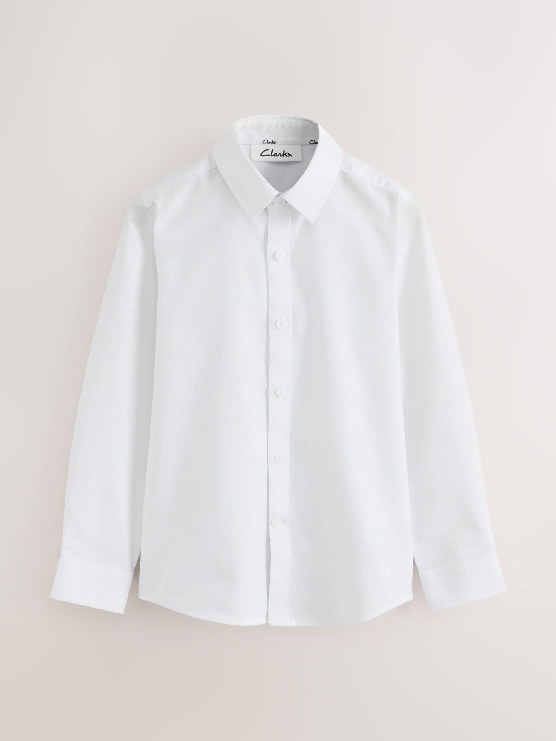 Dsiney Kidz - Clarks White Long Sleeve Oxford Shirt image 8
