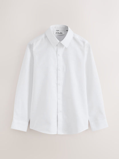 Dsiney Kidz - Clarks White Long Sleeve Oxford Shirt image 8
