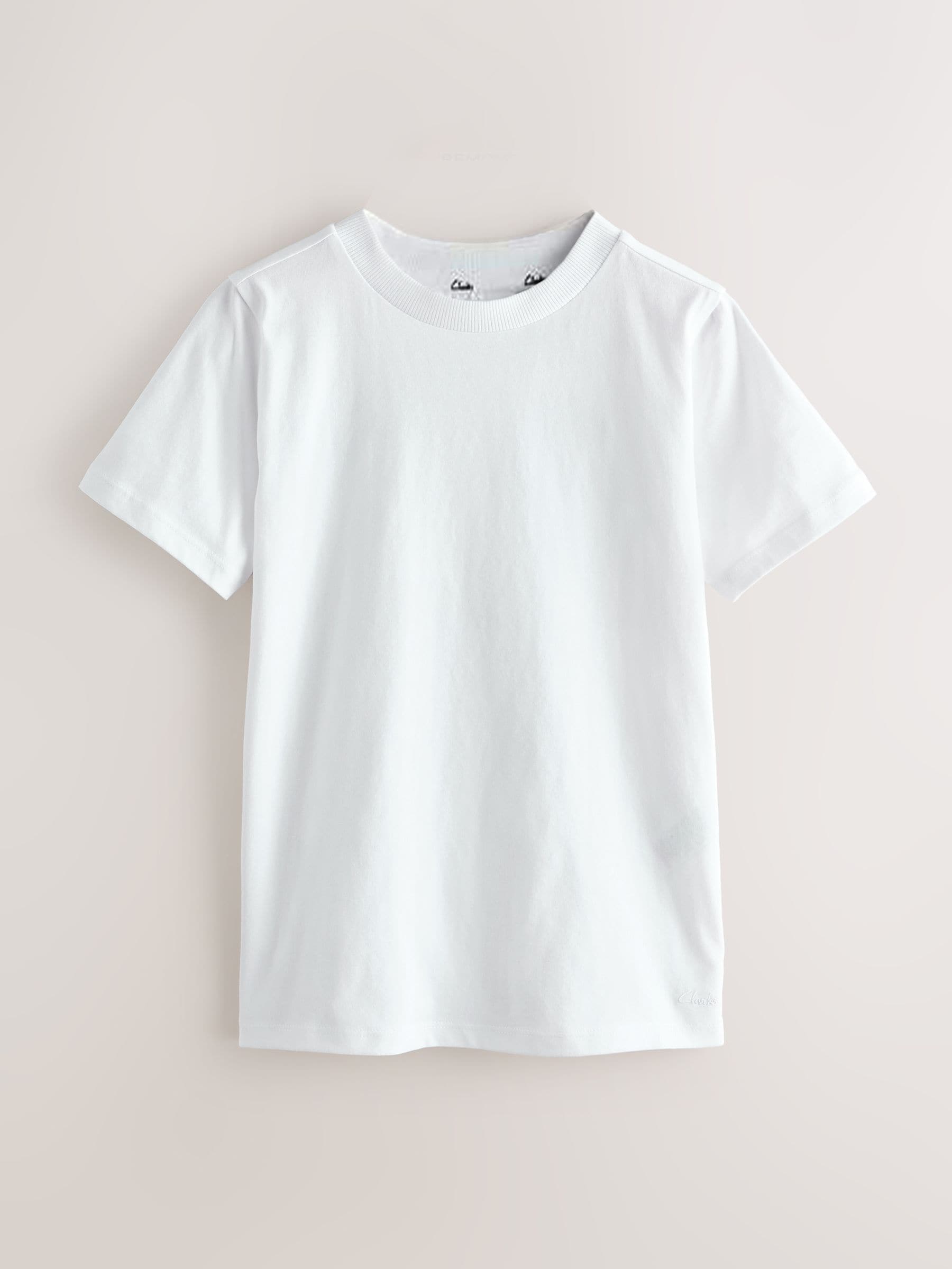 Dsiney Kidz - Clarks White Relaxed Fit T-Shirts 3 Pack image 2