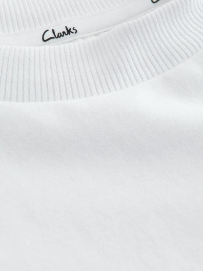 Dsiney Kidz - Clarks White Relaxed Fit T-Shirts 3 Pack image 4
