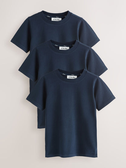 Dsiney Kidz - Clarks Navy Relaxed Fit T-Shirts 3 Pack image 1