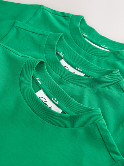 Dsiney Kidz - Clarks Green Relaxed Fit T-Shirts 3 Pack image 4