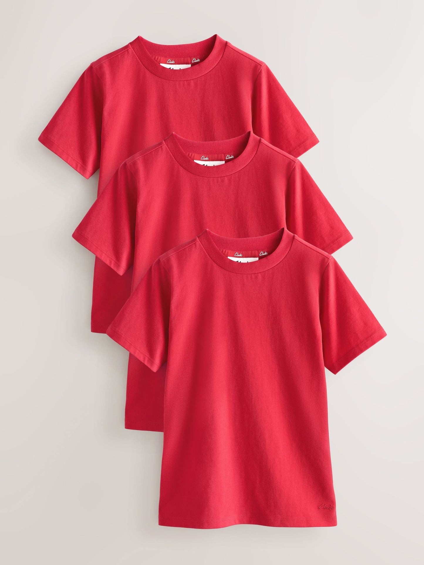 Dsiney Kidz - Clarks Red Relaxed Fit T-Shirts 3 Pack image 1