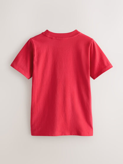 Dsiney Kidz - Clarks Red Relaxed Fit T-Shirts 3 Pack image 3