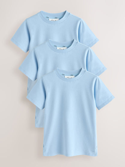 Dsiney Kidz - Clarks Light Blue Relaxed Fit T-Shirts 3 Pack image 1