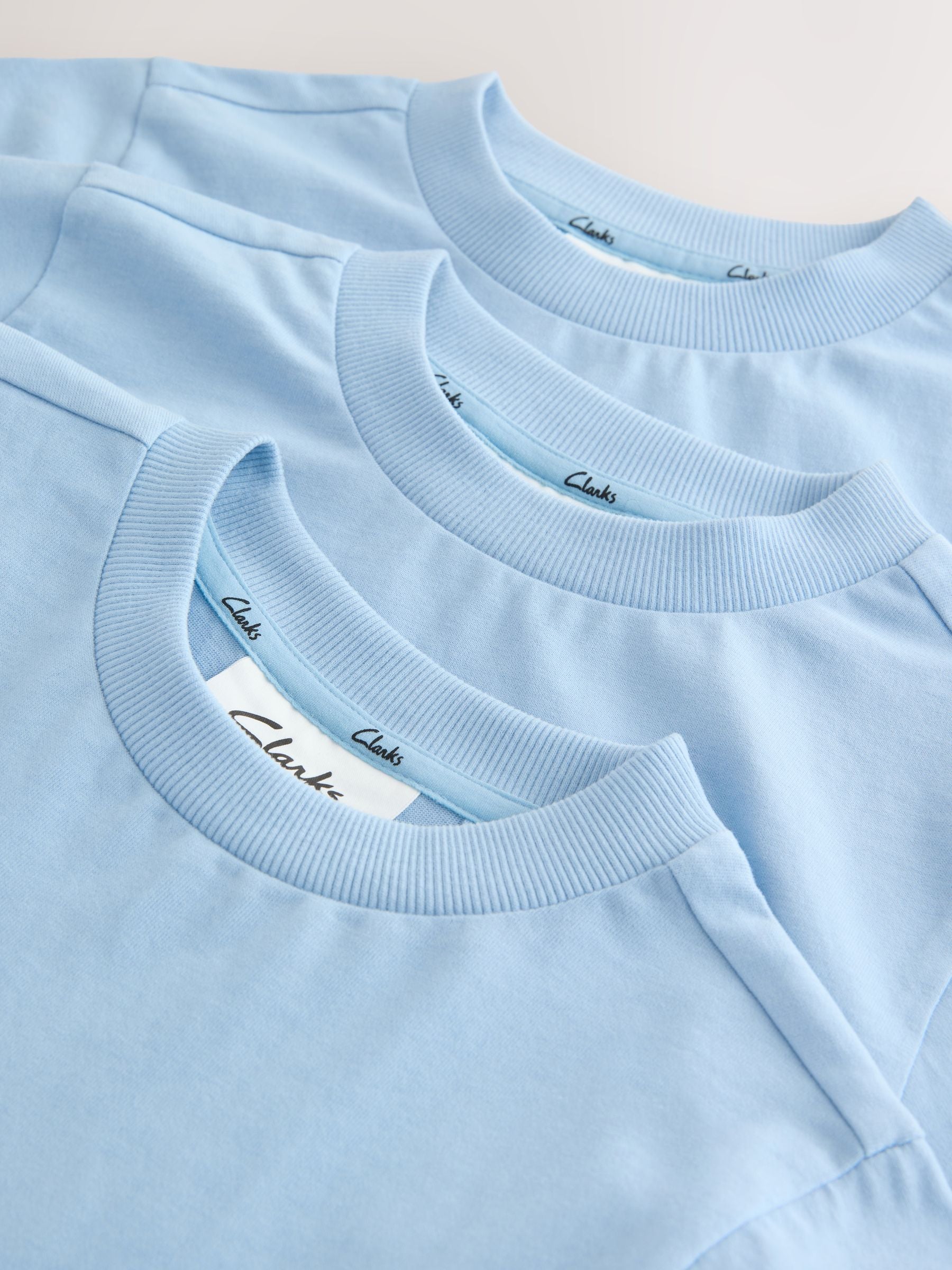 Dsiney Kidz - Clarks Light Blue Relaxed Fit T-Shirts 3 Pack image 5