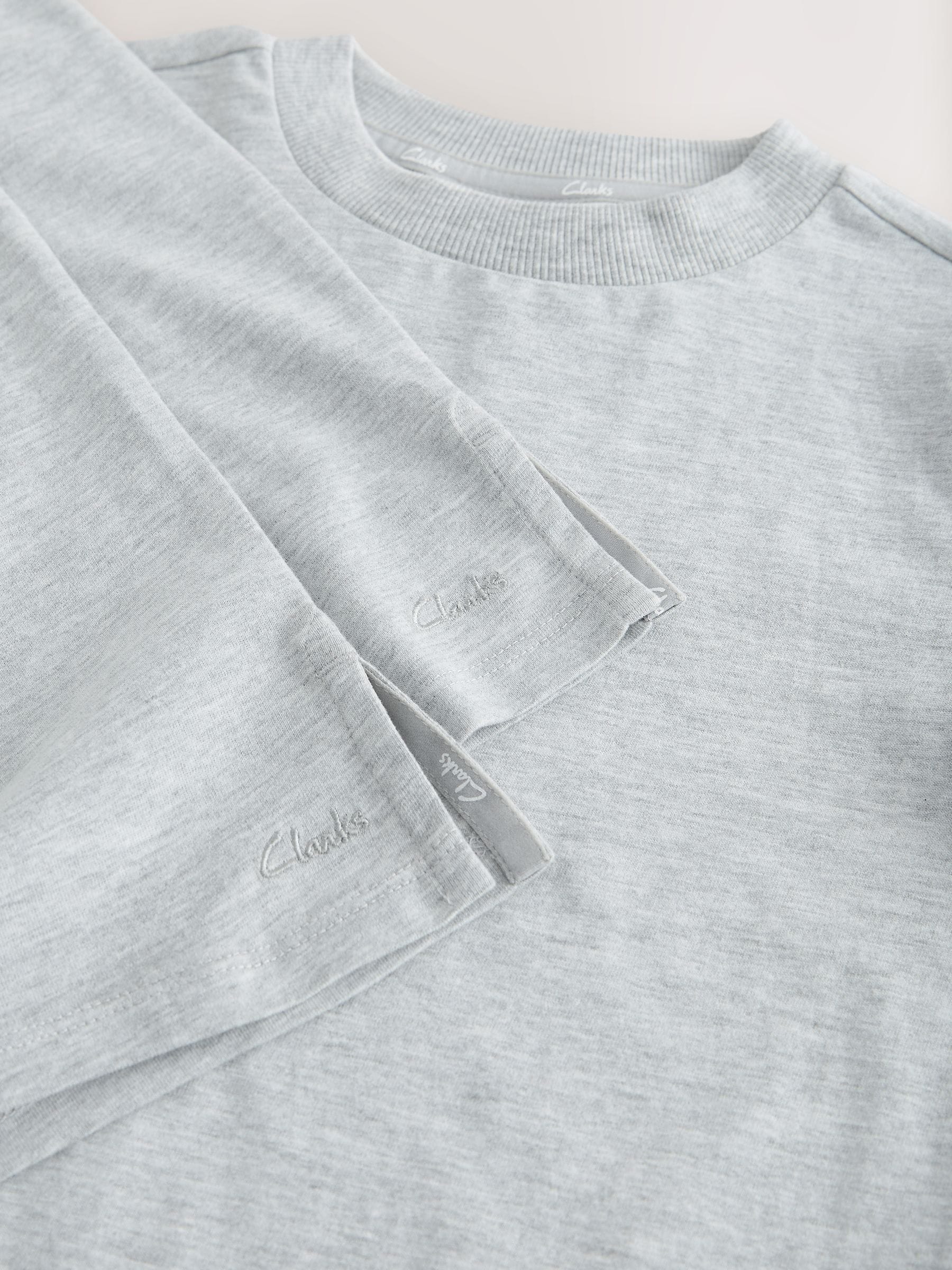 Dsiney Kidz - Clarks Grey Relaxed Fit T-Shirts 3 Pack image 4