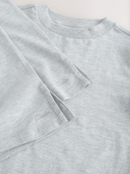 Dsiney Kidz - Clarks Grey Relaxed Fit T-Shirts 3 Pack image 4