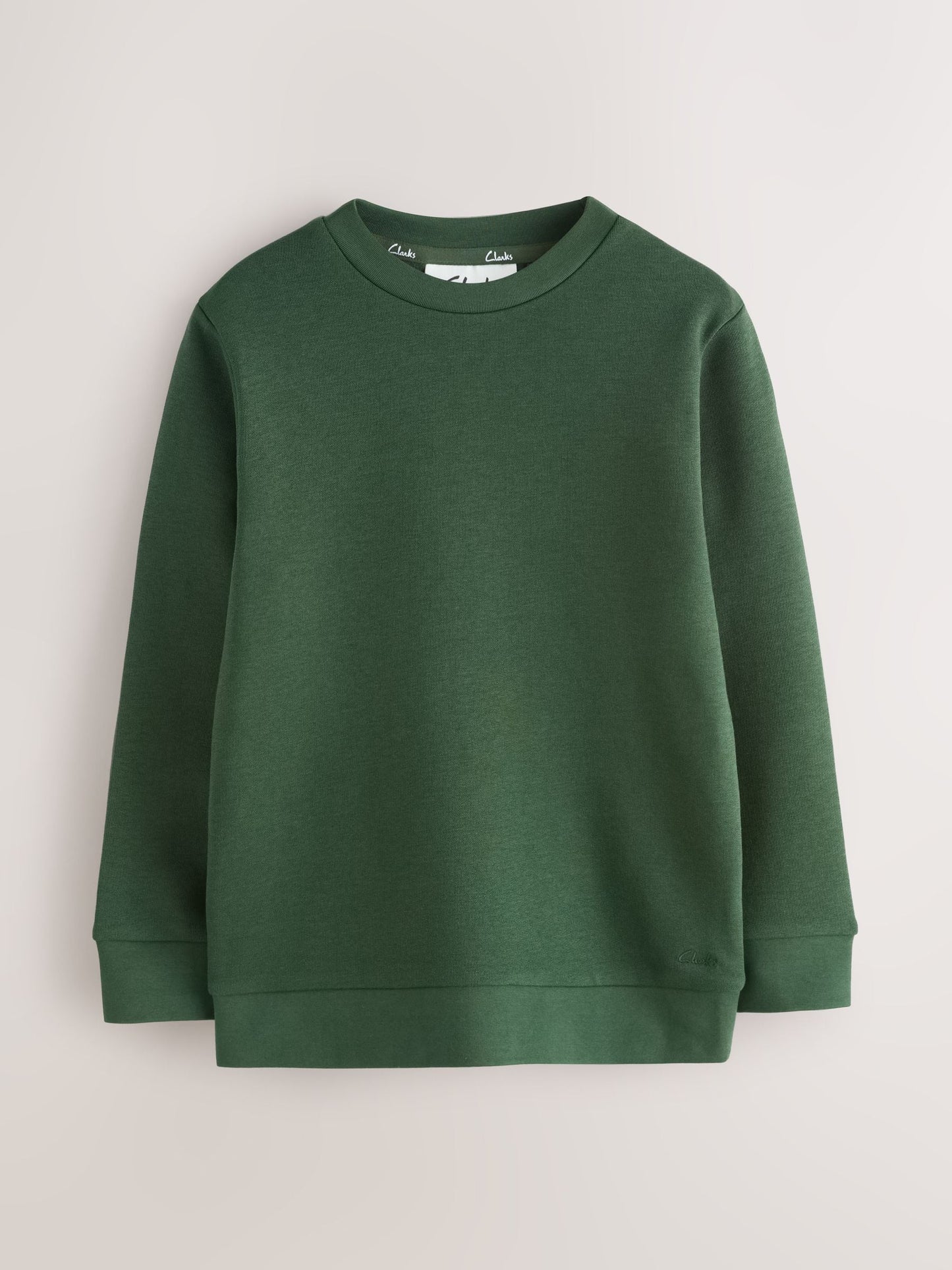 Dsiney Kidz - Clarks Green Unisex Crew Neck School 2 Pack Sweat Top image 3