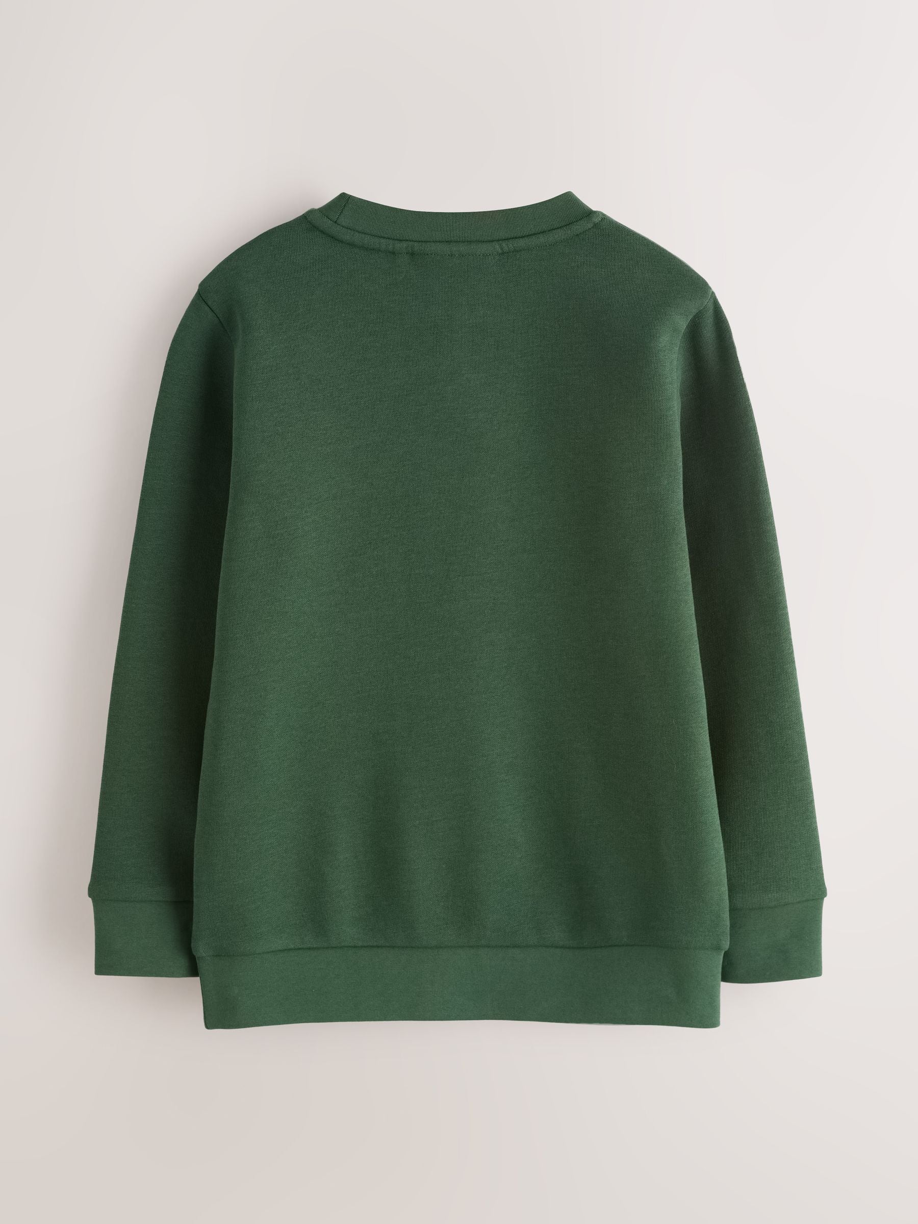 Dsiney Kidz - Clarks Green Unisex Crew Neck School 2 Pack Sweat Top image 4