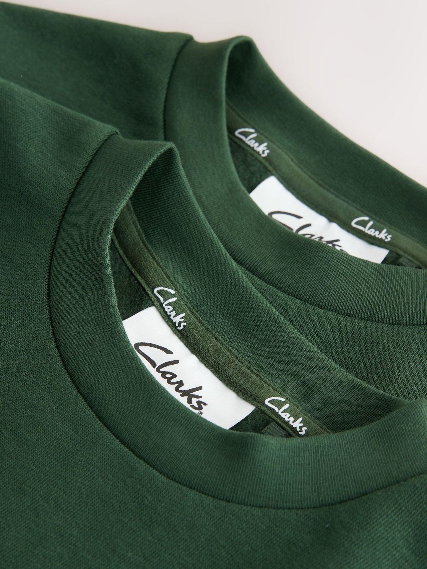 Dsiney Kidz - Clarks Green Unisex Crew Neck School 2 Pack Sweat Top image 6