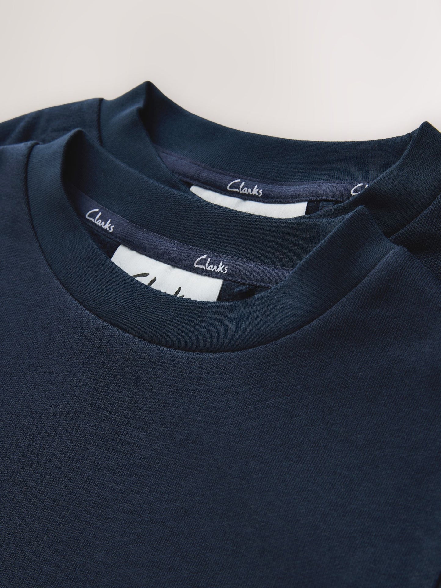 Dsiney Kidz - Clarks Navy Unisex Crew Neck School 2 Pack Sweat Top image 5