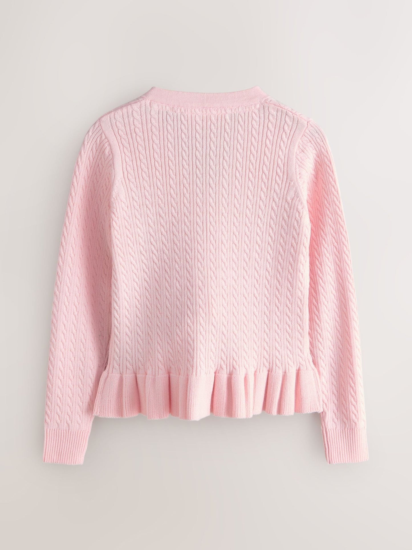 Dsiney Kidz - Clarks Pink Bow Front Knitted School Cardigan image 7