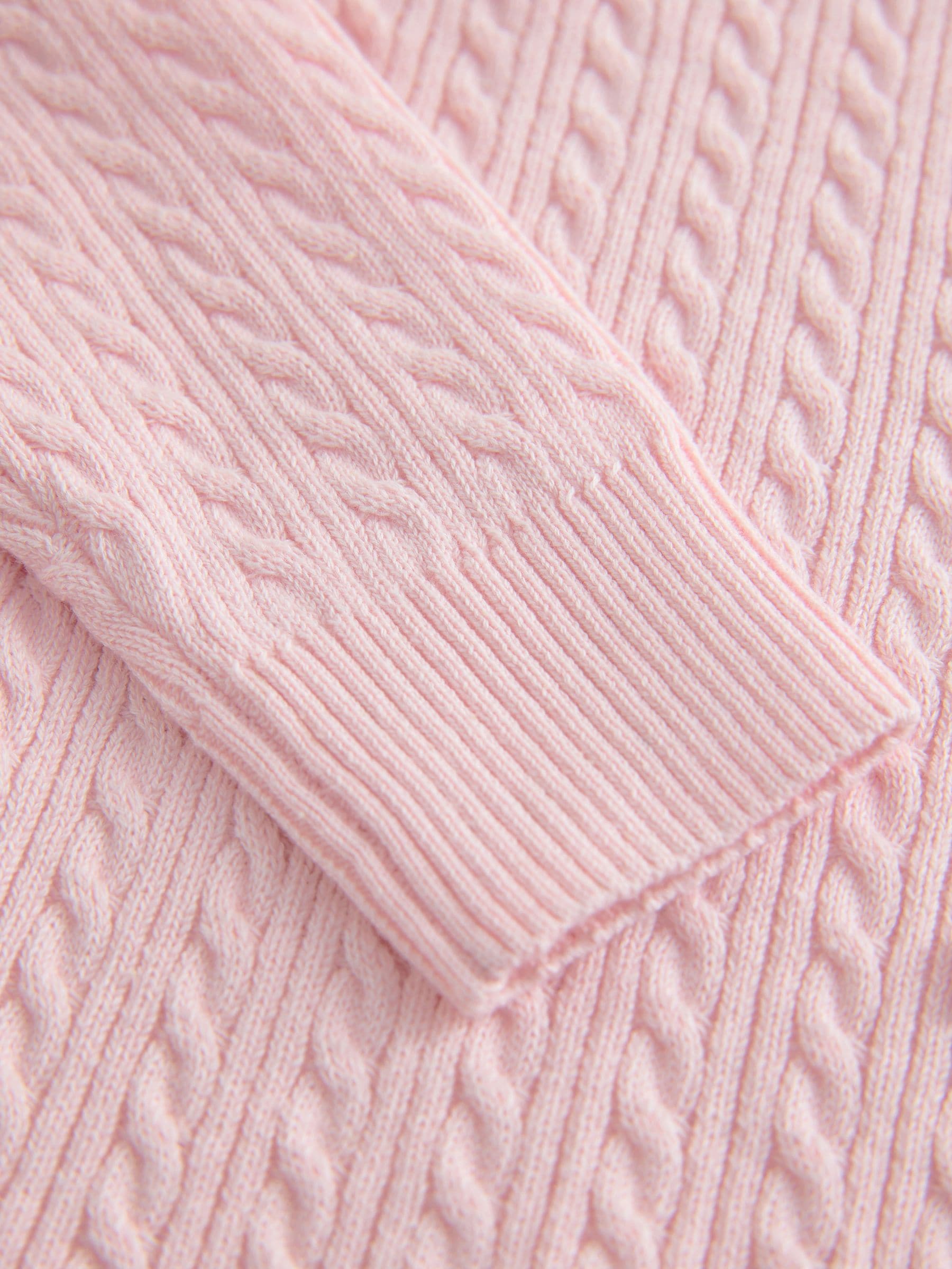 Dsiney Kidz - Clarks Pink Bow Front Knitted School Cardigan image 9