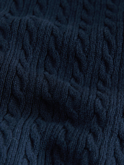 Dsiney Kidz - Clarks Navy Cable Knit Frill School Cardigan 2 Pack image 6