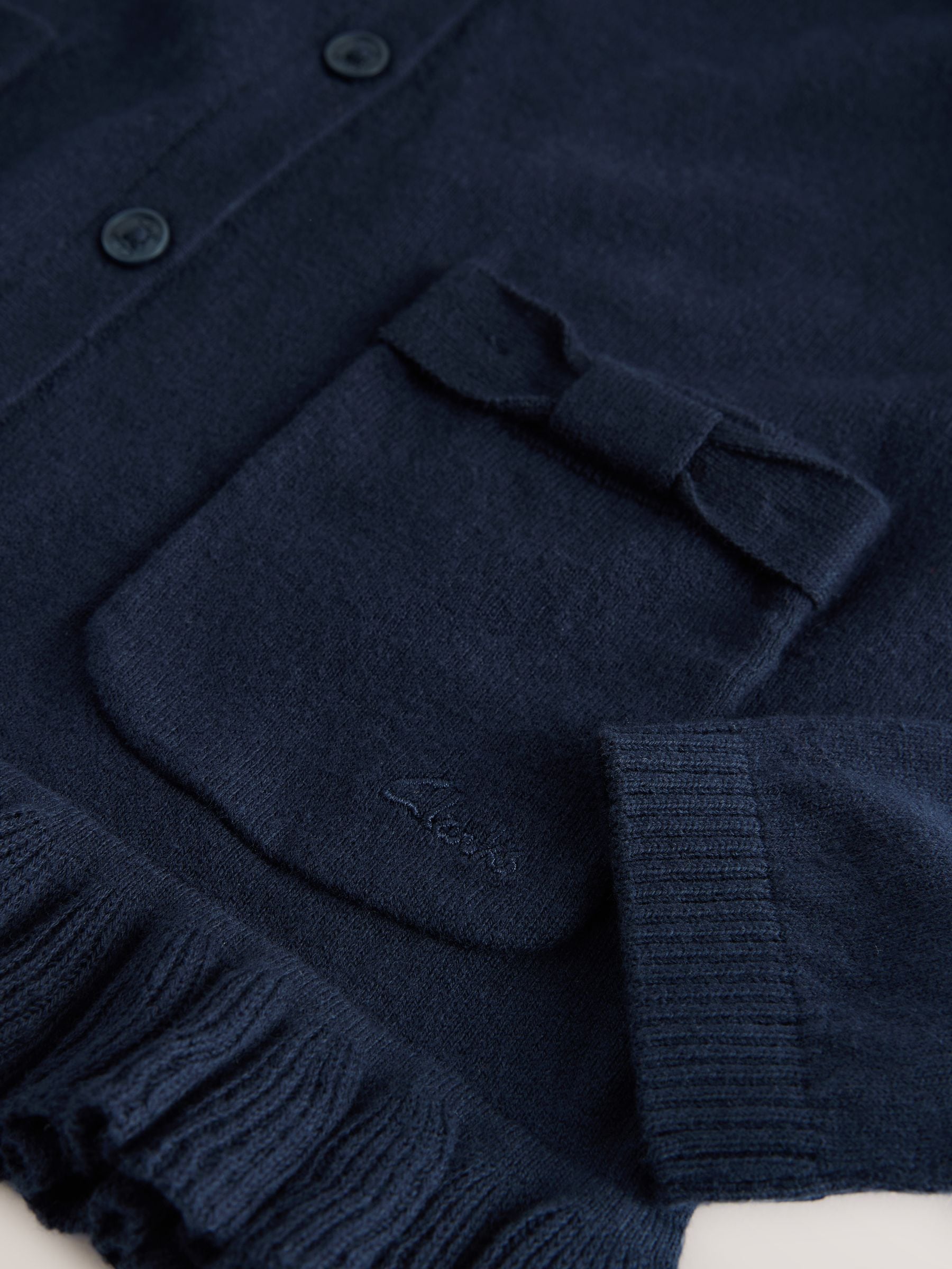 Dsiney Kidz - Clarks Navy Bow Knitted School Cardigans 3 Pack image 8