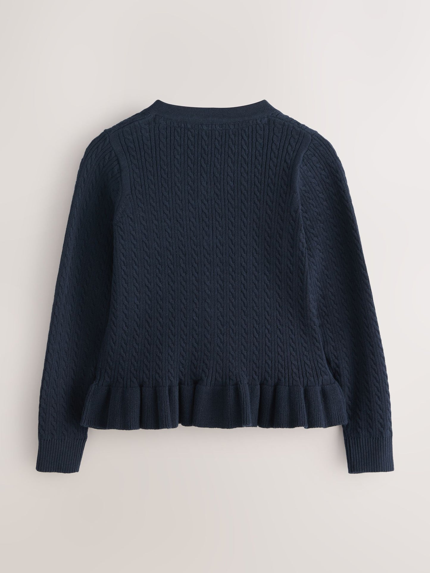 Dsiney Kidz - Clarks Navy Bow Front Knitted School Cardigan image 6